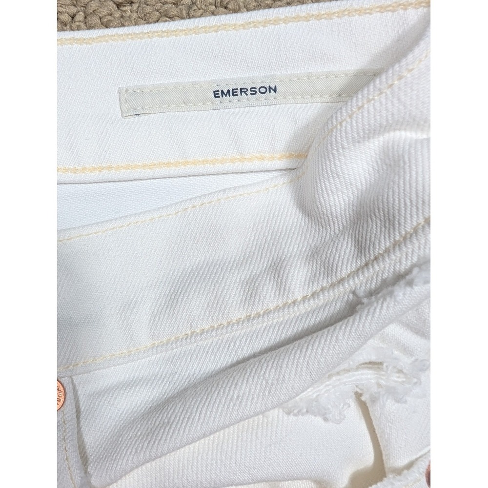 Citizens of Humanity Emerson Slim Boyfriend Jeans 28 White Distressed Denim‎ - Picture 7 of 12